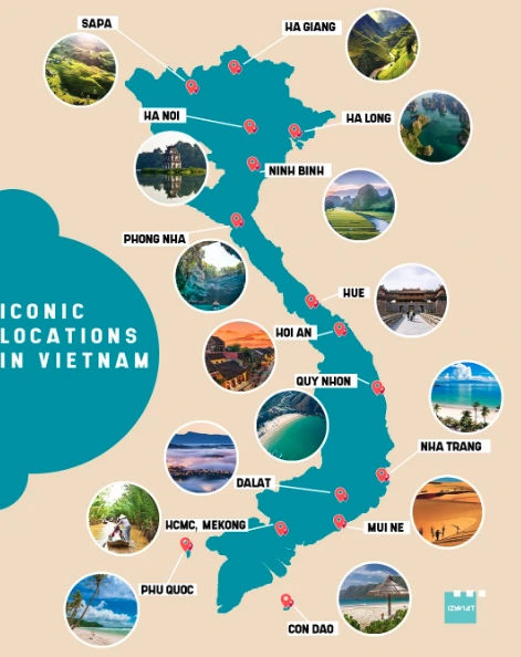 Map of Vietnam